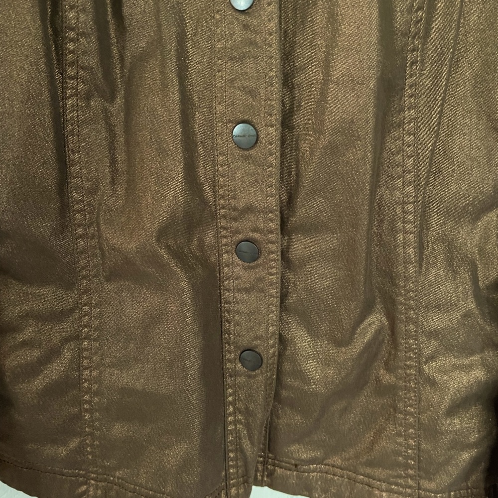 Cold water creek jacket.  Size extra-large beautiful copper color